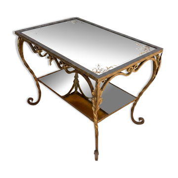 Table basse à miroirs, vers 1920