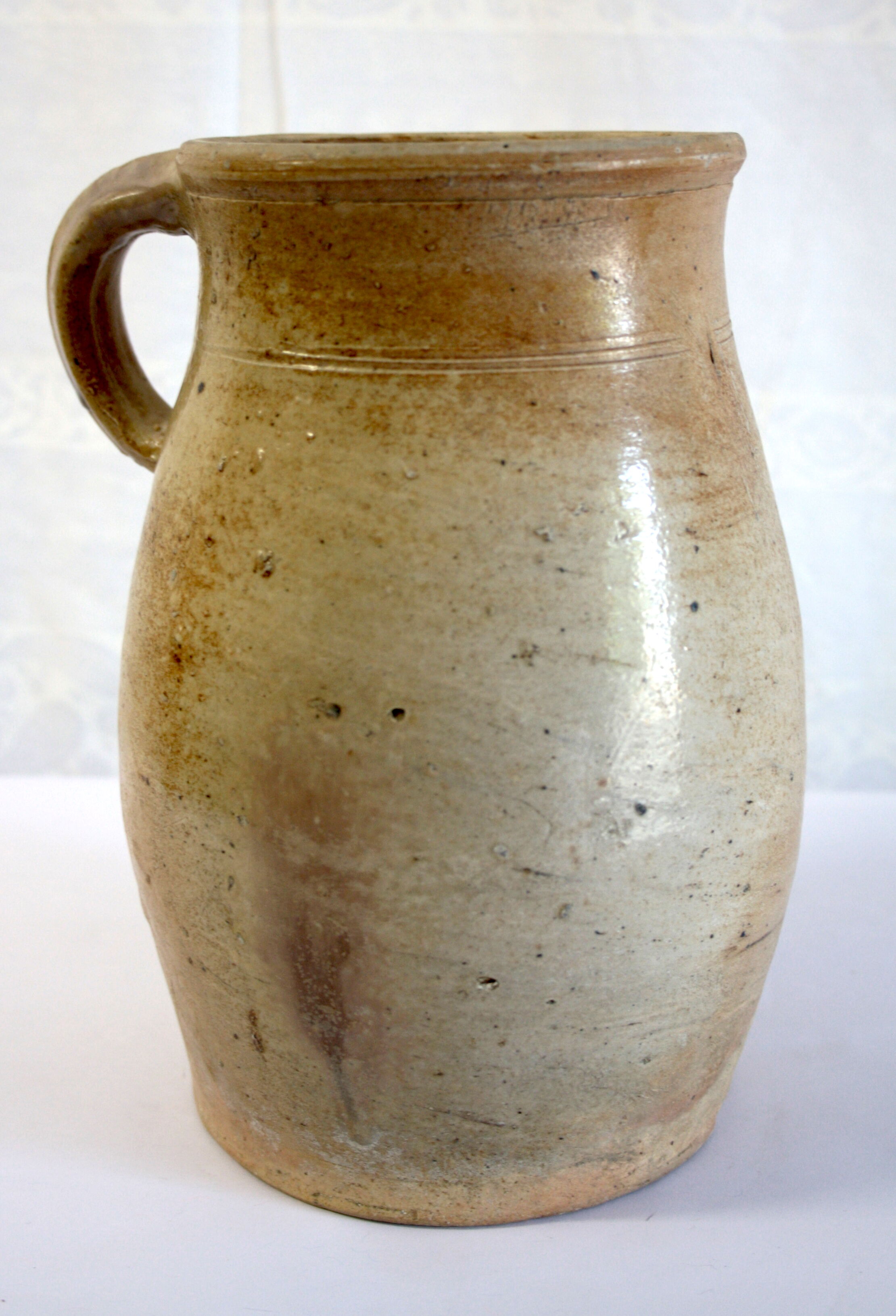 Vase  terracotta enameled