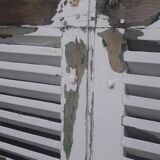 Shutters 4 leaves H148xW245cm (2) antique oak louvres pair 2