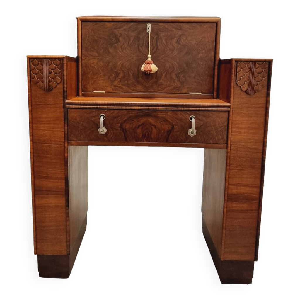Bureau d'art et d'artisanat (bois de loupe) Selency