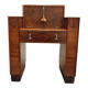 Arts and Crafts burr wood bureau desk
