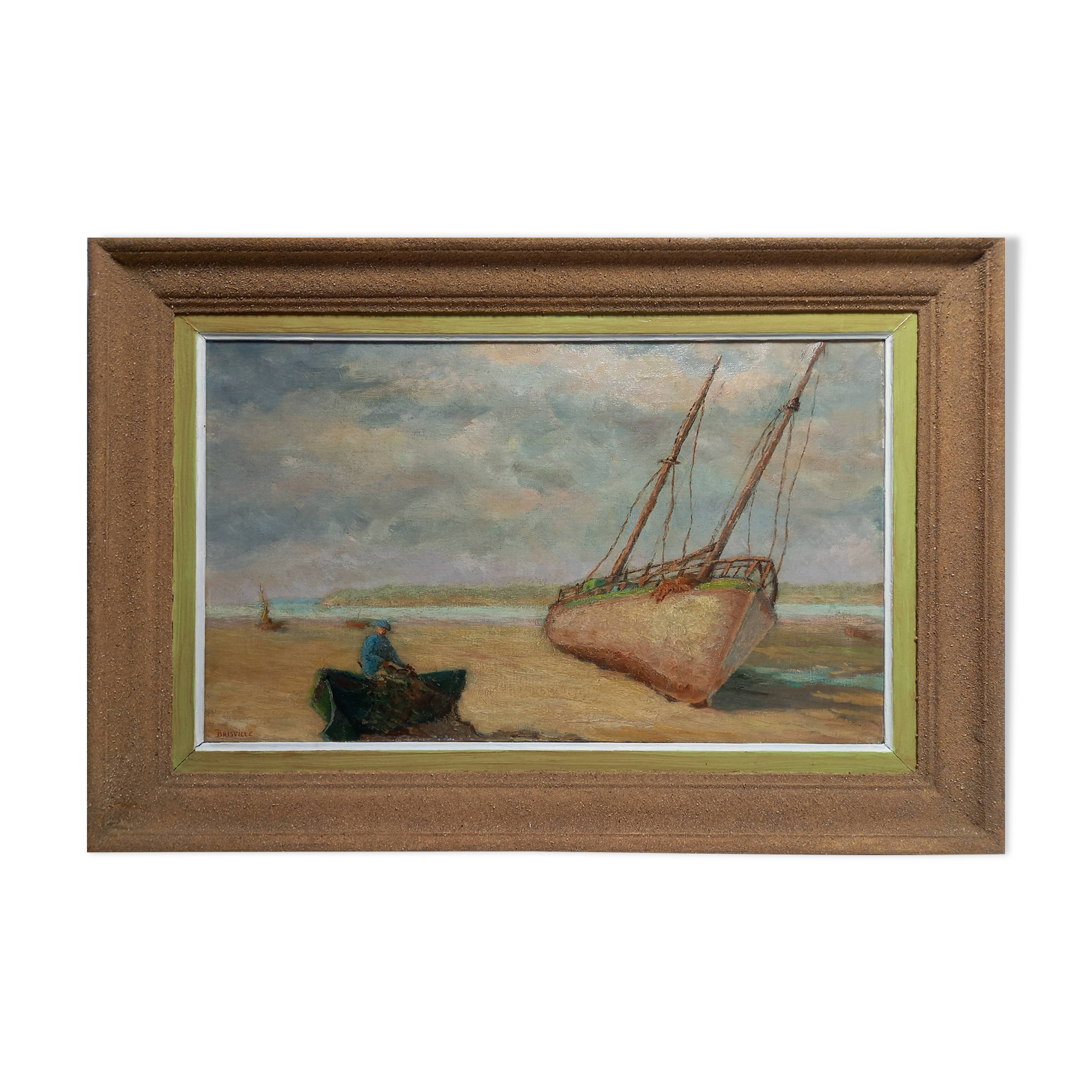 Boat in the Bay of Somme - Brisville