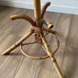 Rattan Parrot Coat Rack
