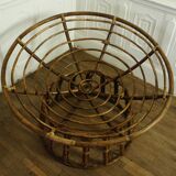 Armchair Papasan in rattan XL
