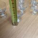 Cut glass shot glasses