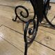 lampadaire en fer forgé 1950