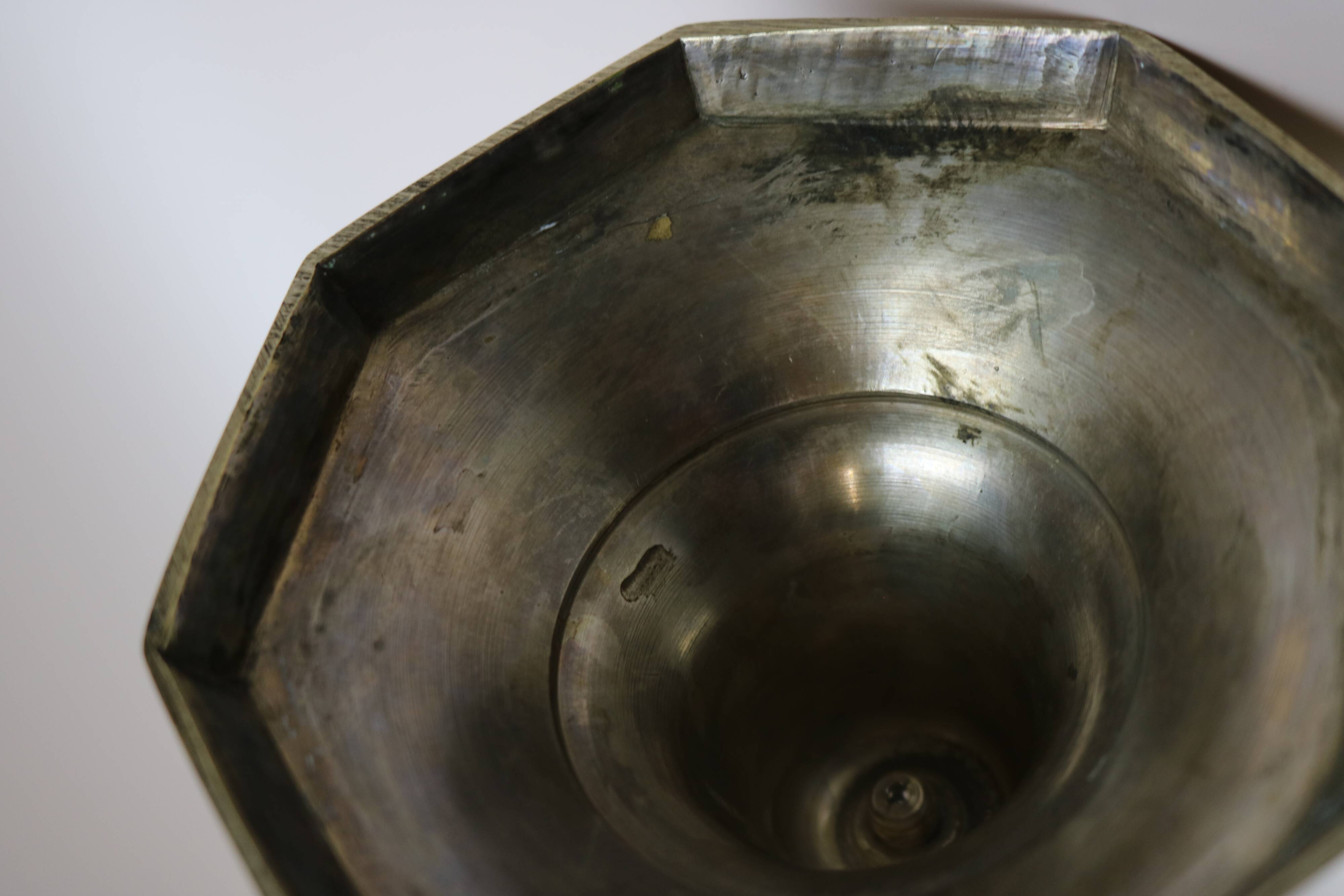 Golden 5-arm candlestick