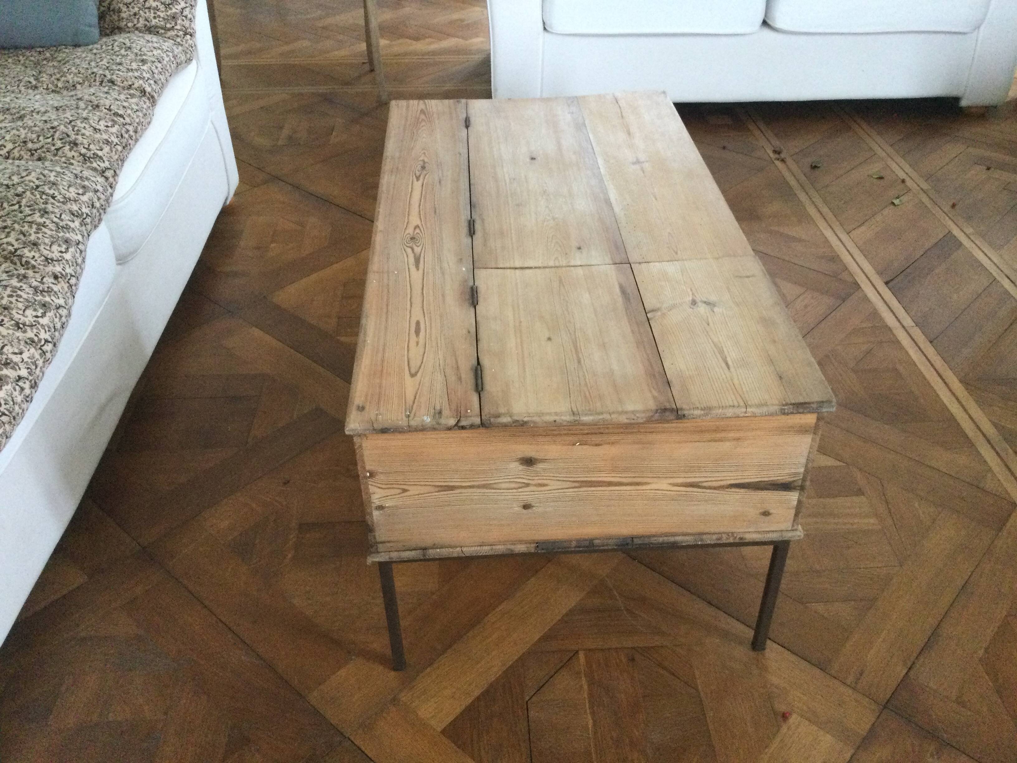 Old pine coffee table