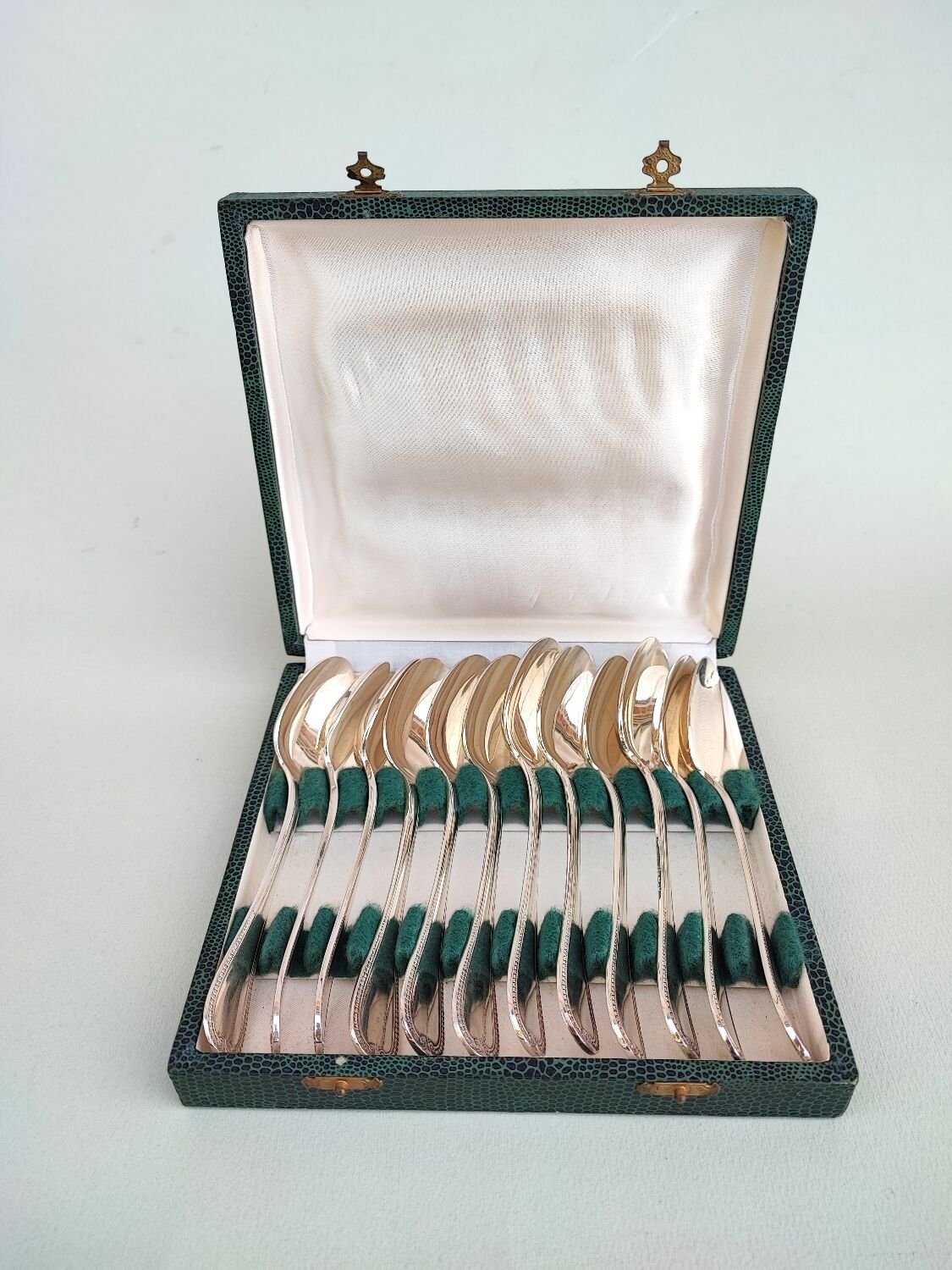 12 Christofle dessert spoons