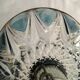 Glass chandelier Blues shabby chic has tassels
