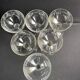6 Coupes à champagne – Verre taillé et gravé - Art déco