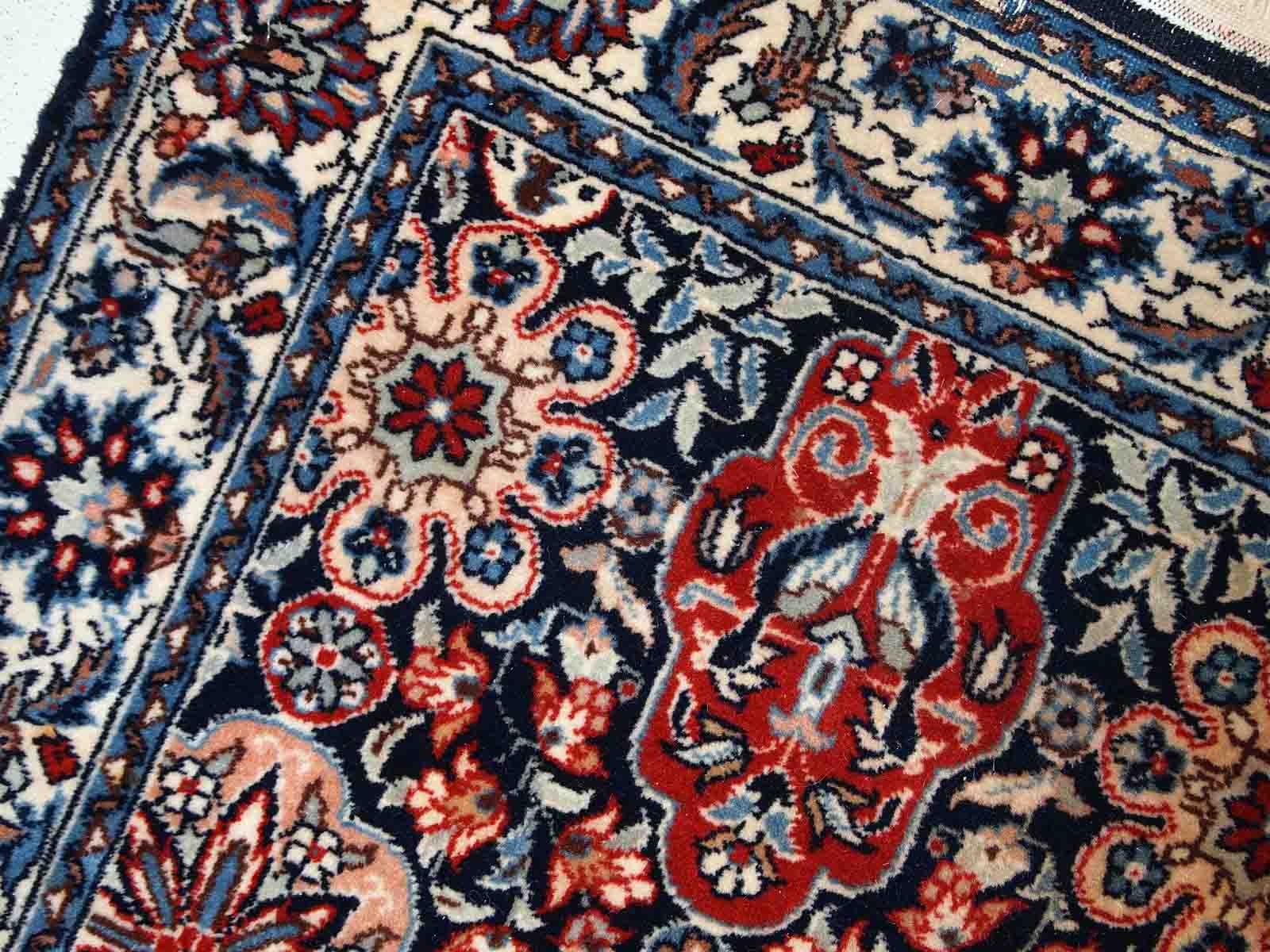 Persian Carpet Tabriz handmade 71cm x 140cm 1950