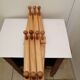 Portemanteau en bois accordeon  vintage