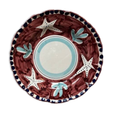 Assiette Pasta étoile de mer Rouge