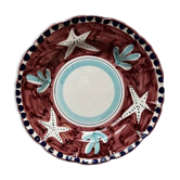 Starfish Pasta Plate Red