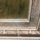 Table, rustic landscape of the year 1930