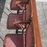 4 seater cinema bench
