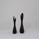 Mid-century modern ceramic vases "Caolina" by Gunnar Nylund Rörstrand, Sweden.