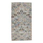 1970s Turkish Handwoven Wool Runner Rug 110x206