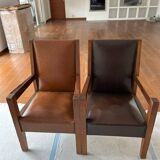 Pair of Art Deco armchairs by André Sornay