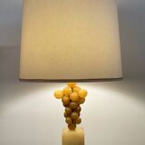 Lampe italienne des années 70 en albâtre