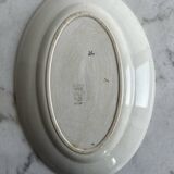 Oval presentation dish, Digoin ironstone