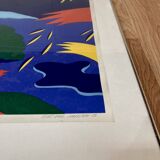 Lithograph 2 "BENT KARL JAKOBSEN".