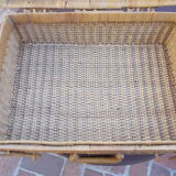Wicker briefcase suitcase