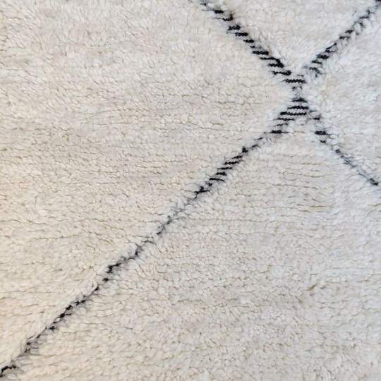 Beni Ouarain hallway rug with hollow diamonds 97x300cm