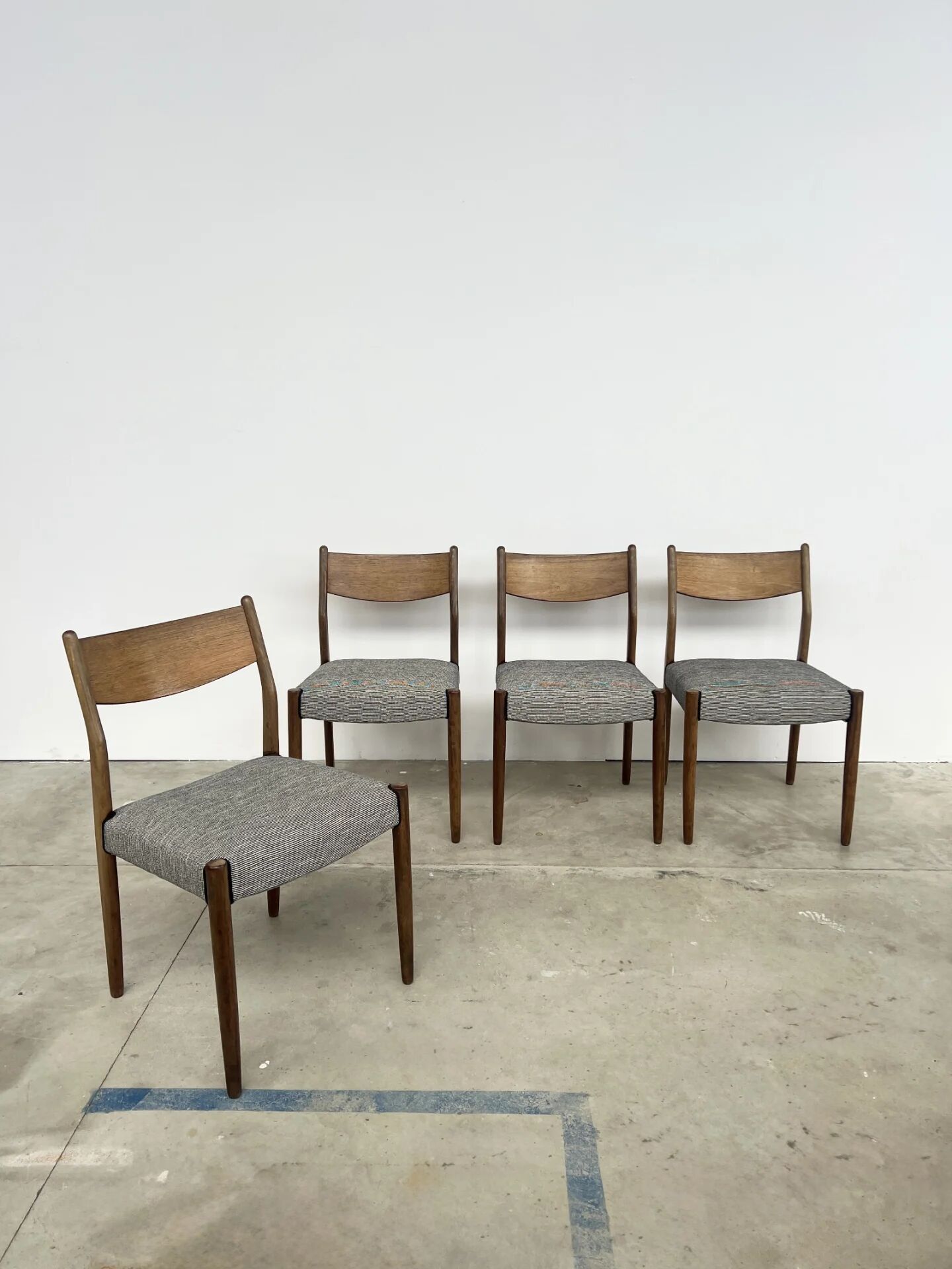 Teak chairs Cees Braakman set of 4