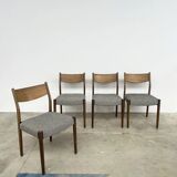 Teak chairs Cees Braakman set of 4