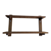 Oak wall shelf
