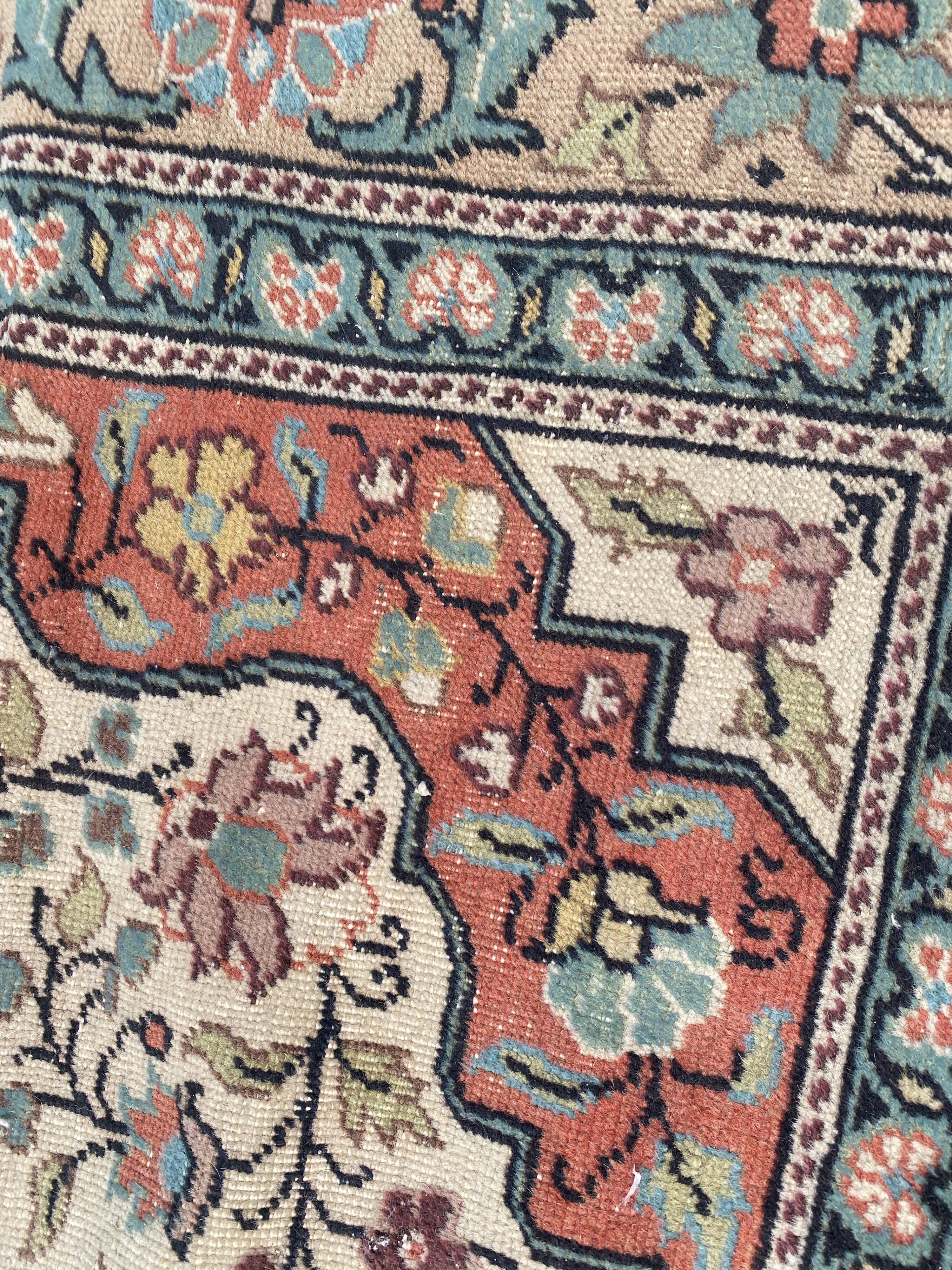 Nice old carpet of Turkey Kayseri handmade 120x180 cm