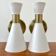 Paire d'appliques diabolo