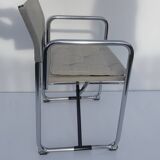 Folding Canvas Chair X75-2 Börje Lindau & Bo Lindekrantz Lammhults 1970s