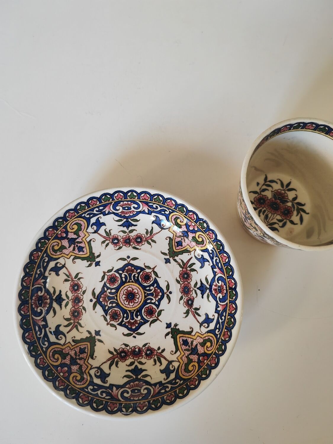 Cup and under cup Sarreguemines