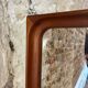Scandinavian teak mirror, Denmark 1960s/70s