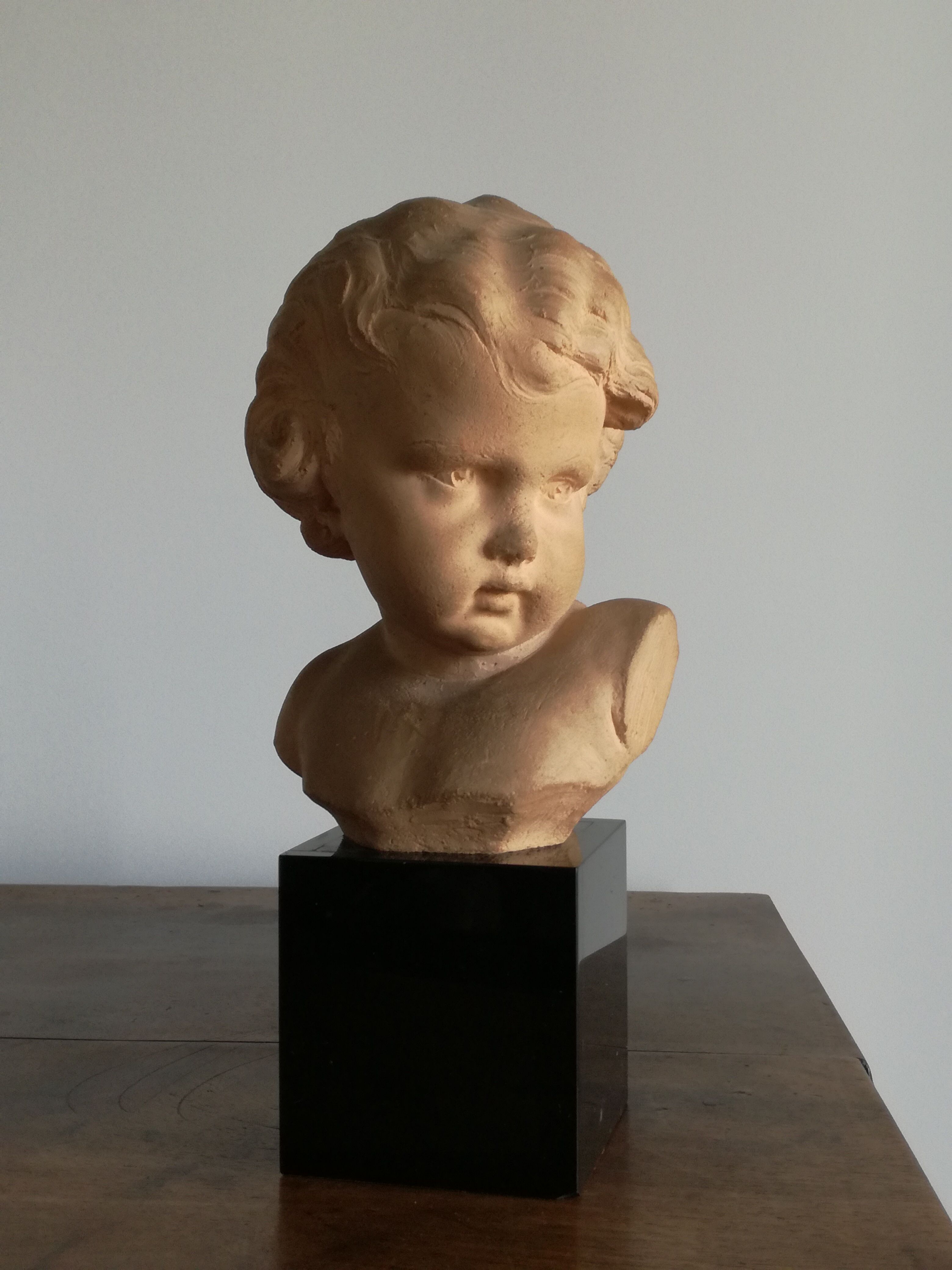 Bust of former child terracotta signed George