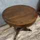 Lombard table from the Empire period in mahogany and brass trim circa 1820
