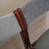 Ensemble de quatre chaises en acajou, design danois, années 1970