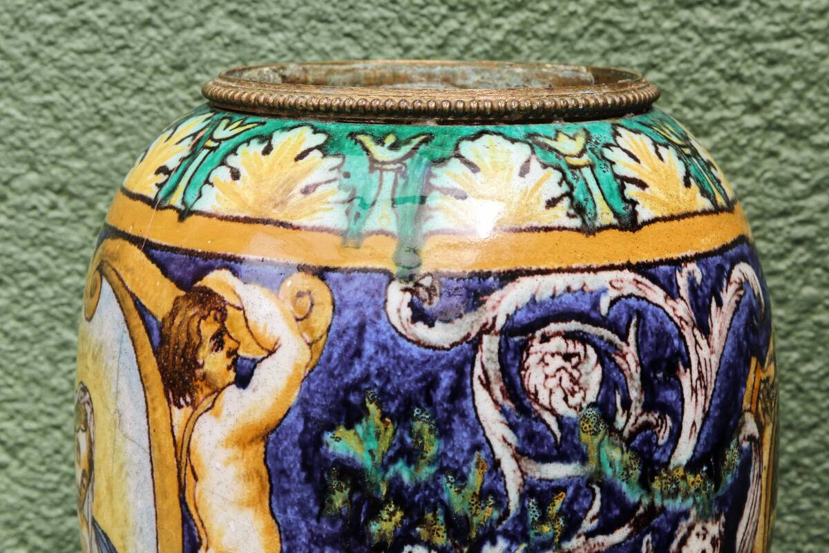 Majolique italienne néo-renaissance, 19ème siècle
