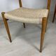 Teak chairs model 75 Niels Moller