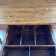 Old farmhouse table in solid oak with a drawer.