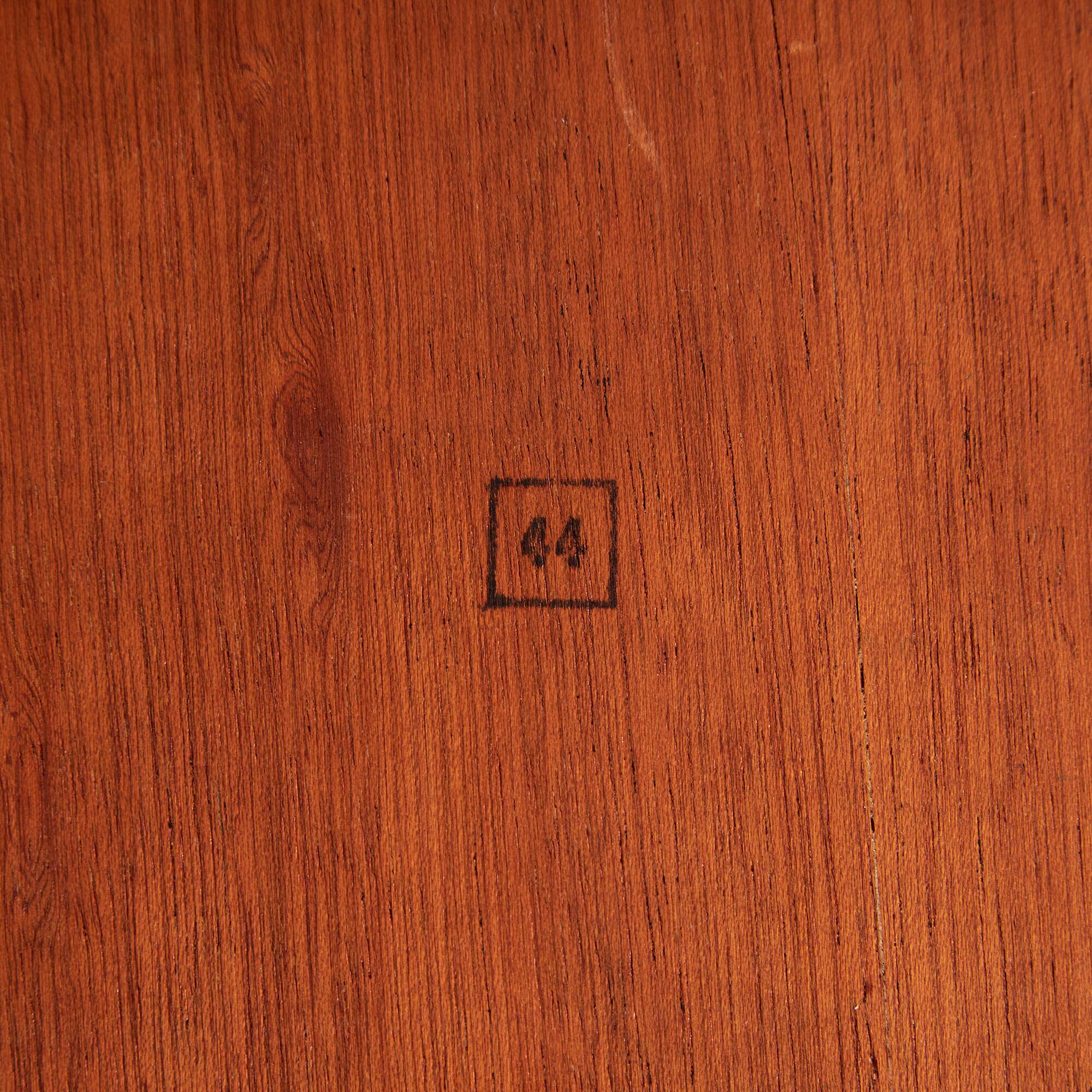 Teak dining table by h.w. klein for bramin (mk10435)