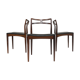 Set of 4 chairs "94" by Christian Linneberg, Johannes Andersen-1960