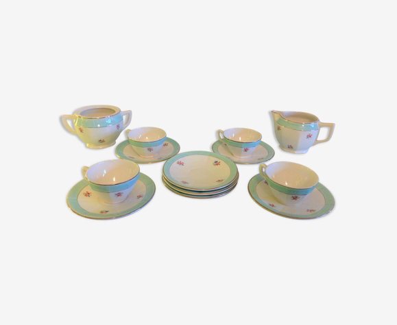 Service à café décor Diane des faienceries de Sarreguemines / vintage années 60