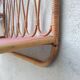 Vintage rattan wall shelf 60s