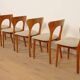 6 chaises de salle à manger | Koefoeds Hornslets | Niels Koefoed | Modèle Peter | Teck