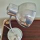 Lampe cocotte industrielle aluminium brossé années 60