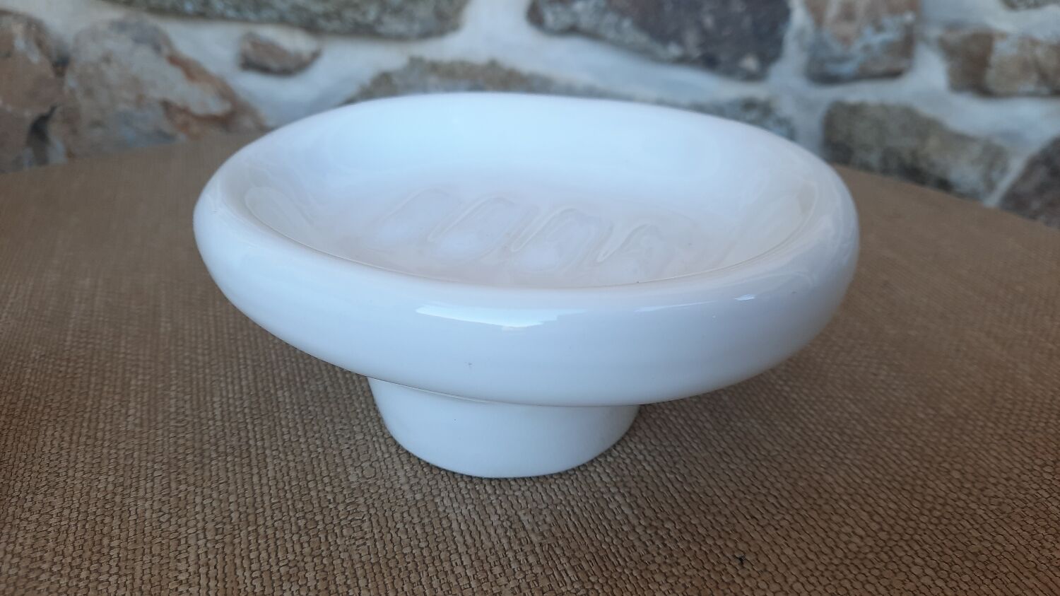 Old soap dish to stand